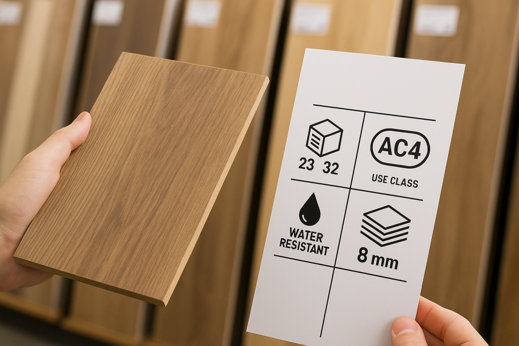 panele laminowane - specyfikacja techniczna