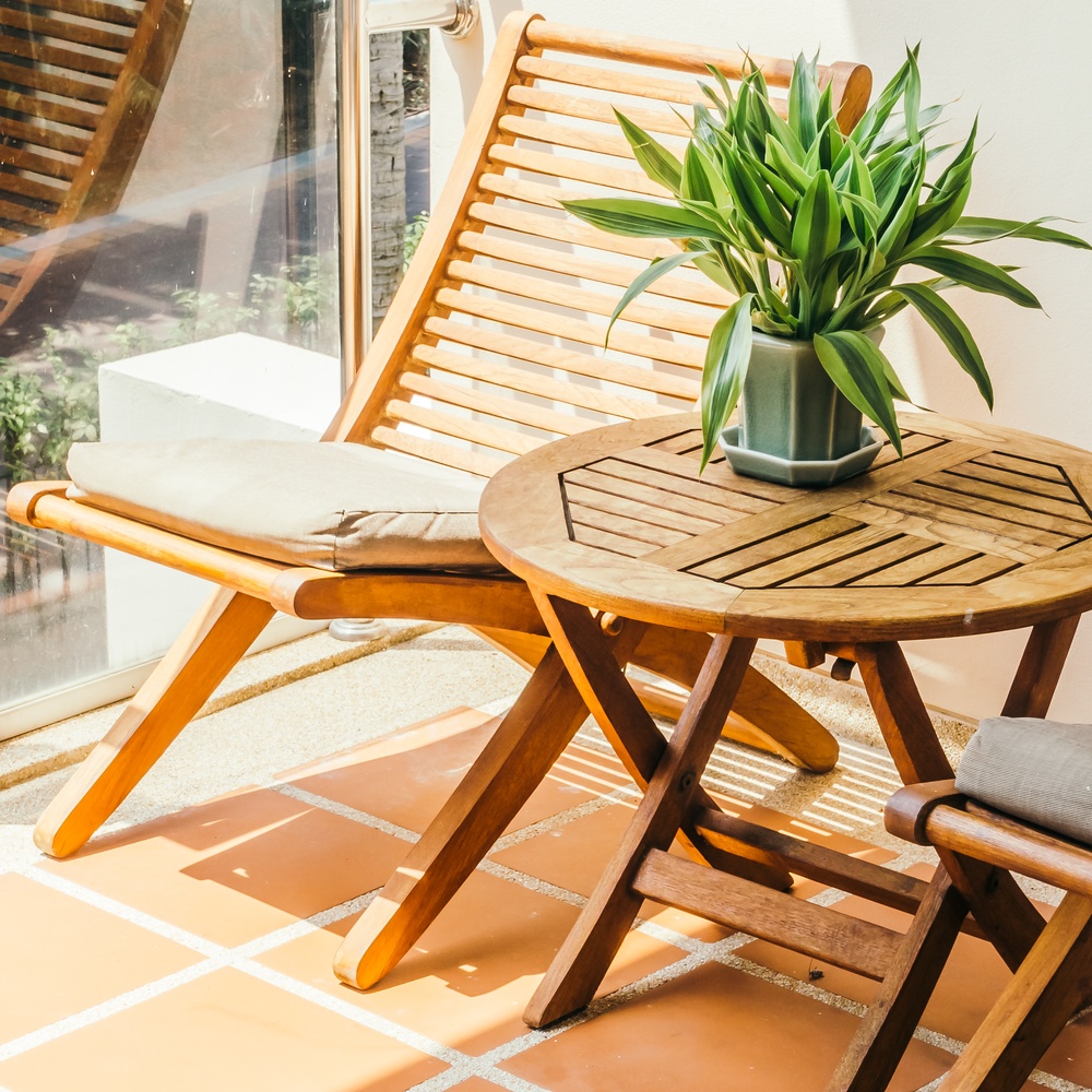 podłoga na balkon - gres