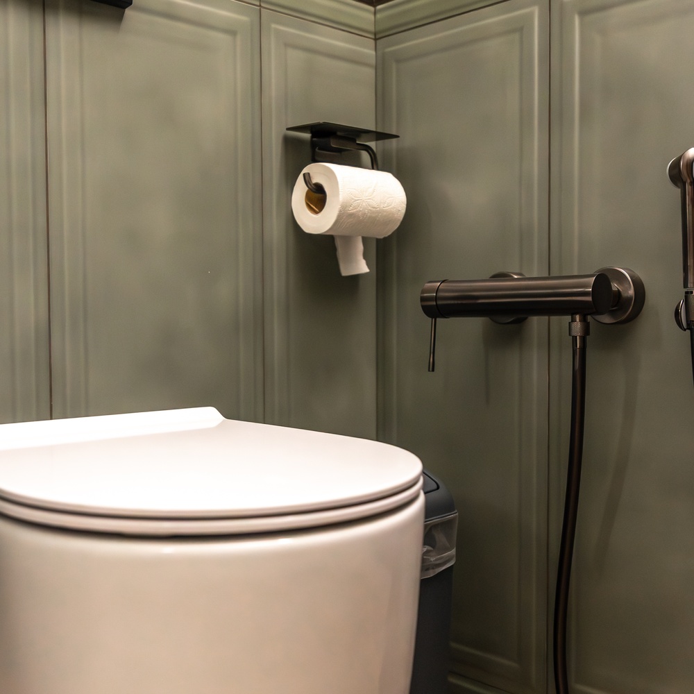 podłogi japandi w łazience