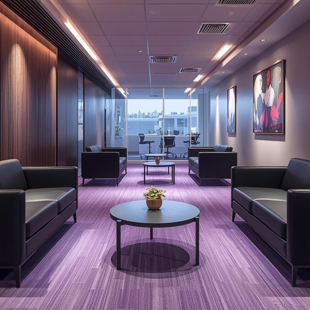 przegladpodlogowy Montaż wykładziny w biurze