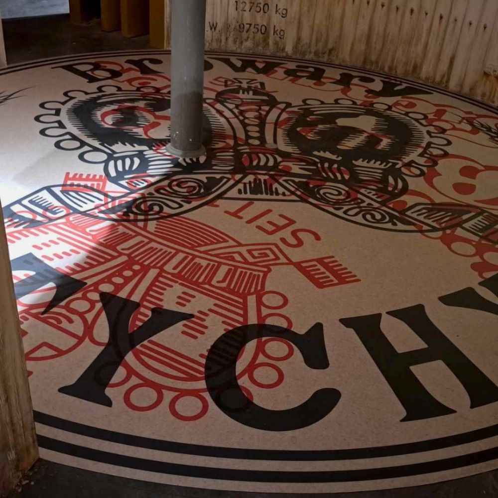 druk uv na podłodze