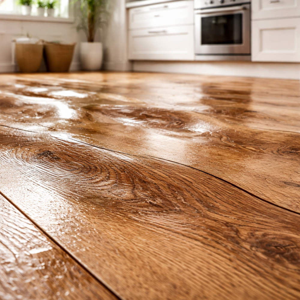 zalane panele w mieszkaniu