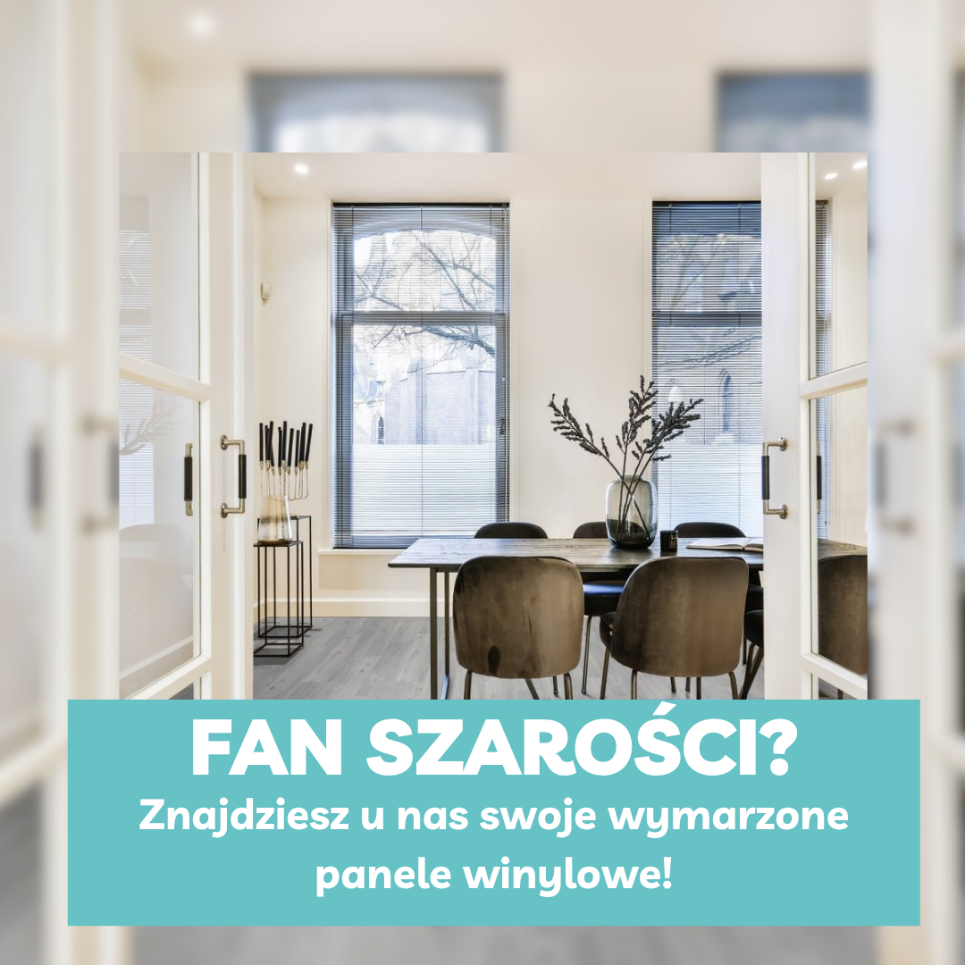 szara podłoga - panele winylowe